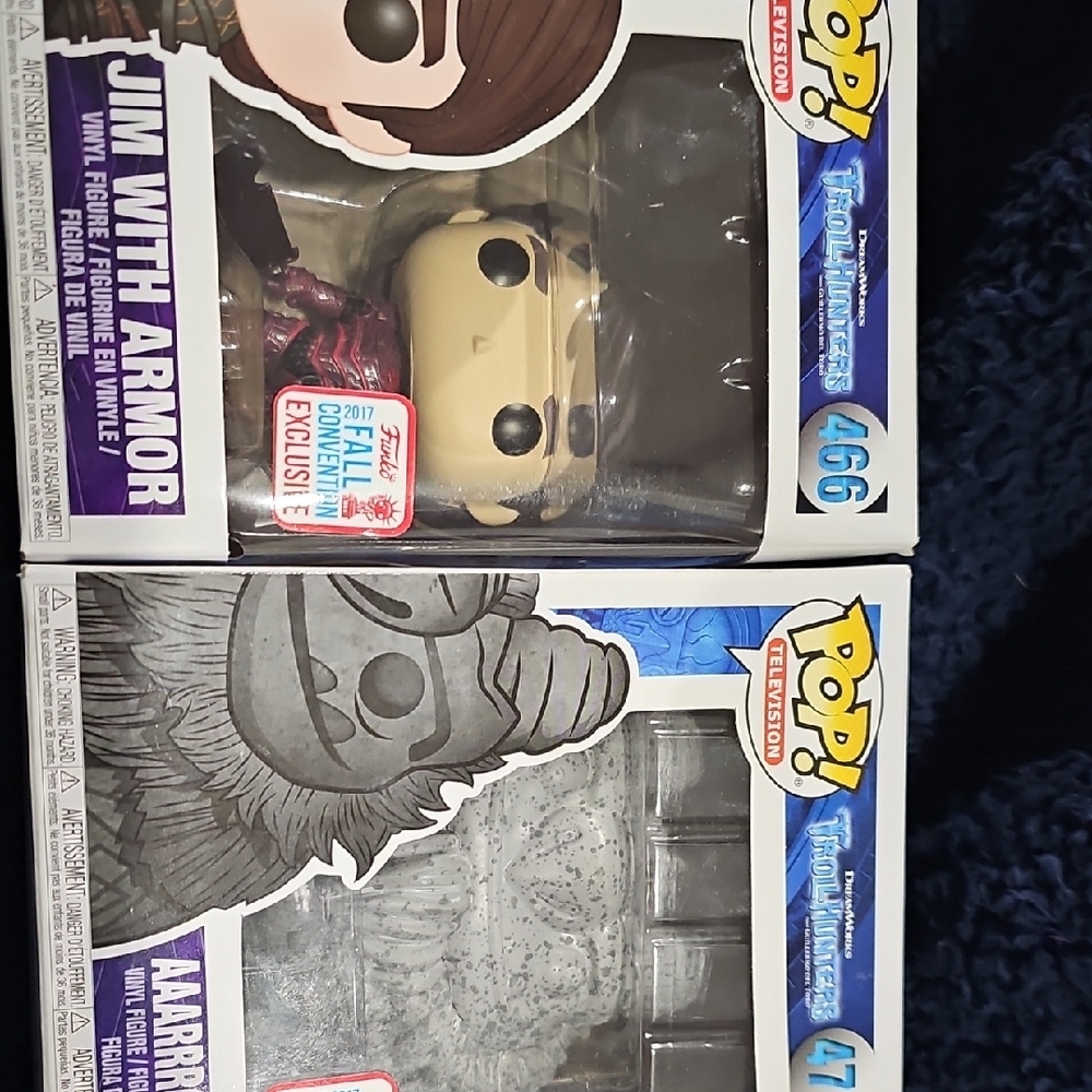 Funko Pop Jim with Armor and AAARRRGGHH! Figures